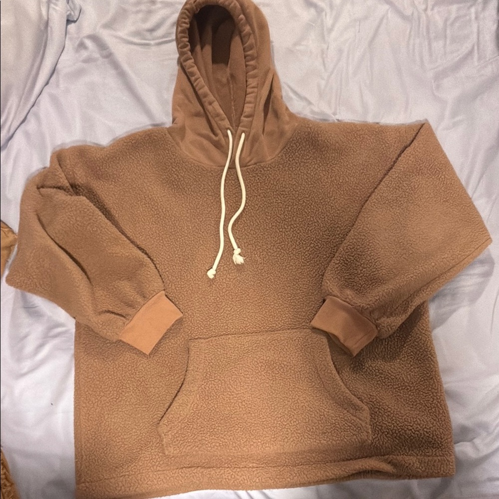 Women’s Sherpa Tan Hoodie